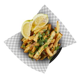 Paper Food Wrap Grease-Proof “Vichy” Black 28x31cm (1.000 Units)