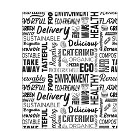 Paper Food Wrap Grease-Proof “Multifood” 20x24,5cm (1.000 Units)