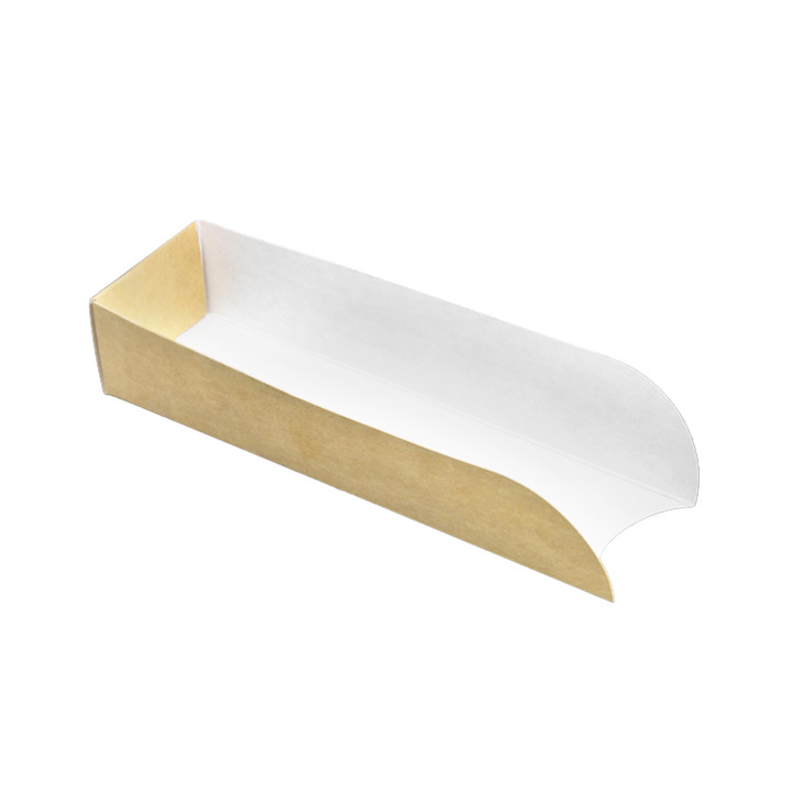 Paper Hot Dog Tray Kraft 17x5x3,5cm (1000 Units)