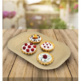 For a natural touch, kraft trays