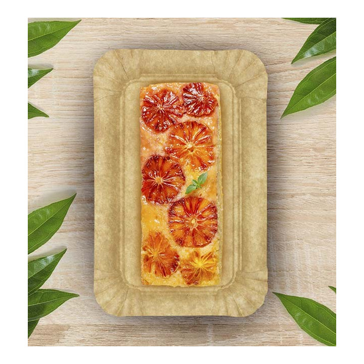 Paper Tray Kraft "Flower" 12x19cm 295g/m² (800 Units)