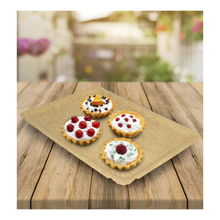 Paper Tray Kraft "Flower" 25x34cm 390g/m² (350 Units)
