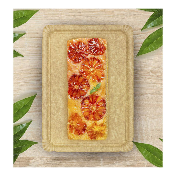 Paper Tray Kraft "Flower" 25x34cm 390g/m² (350 Units)
