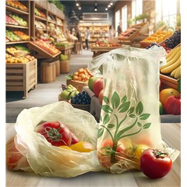 Roll of Plastic Bags Home Compost “Be Eco!” 30x40cm 12µm (3.000 Units)