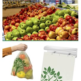 Market Bag Block Home Compost “Be Eco!” 30x40cm 12µm (2.000 Units)