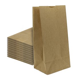 Paper Bag without Handle Kraft 50g/m² 12+8x24cm (1.000 Units)