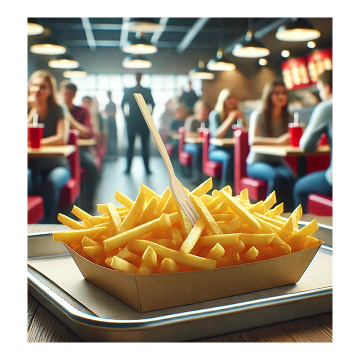 Bamboo Fork 9cm in box (50 Units)