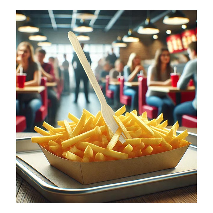 Wooden Fork Eco 16cm (2.400 Units)