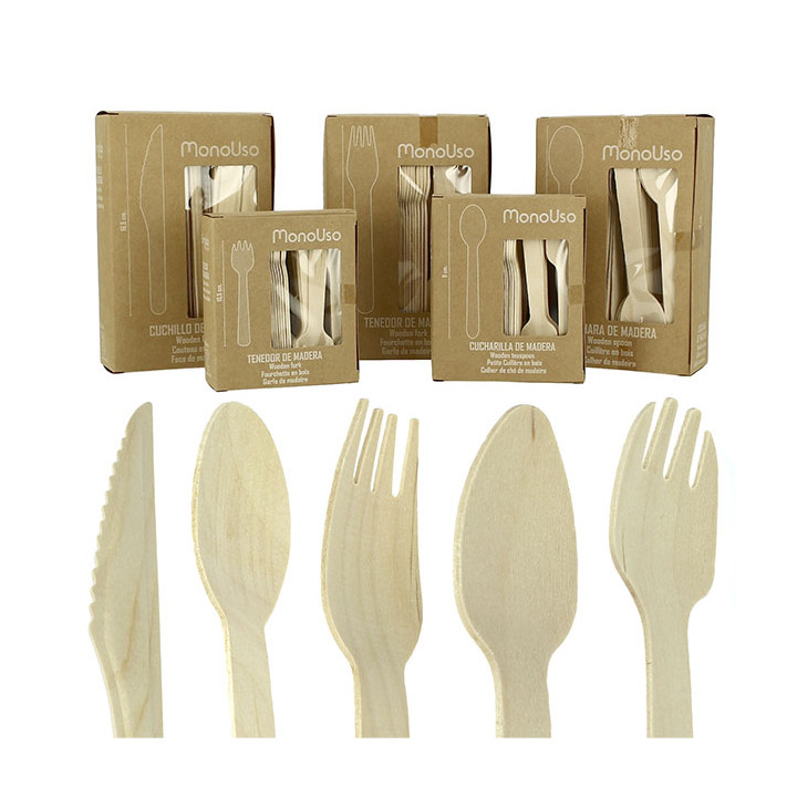 Wooden Knife Eco 16cm (100 Units)