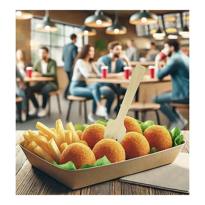 Wooden Spork 10,5cm (3.000 Units)