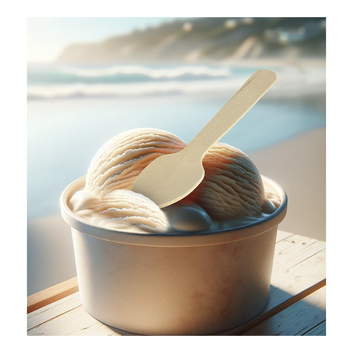 Wooden Mini Spoon Eco 11cm (100 Units)