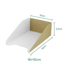 Paper Container Waffles 16x10cm (800 Units)