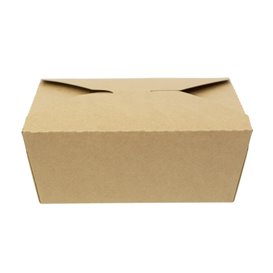 American Box Kraft-Kraft 17x13,5x6,5cm 1.300ml (200 Units)