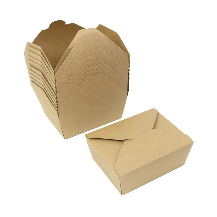 American Box Kraft-Kraft 17x13,5x6,5cm 1.300ml (25 Units)