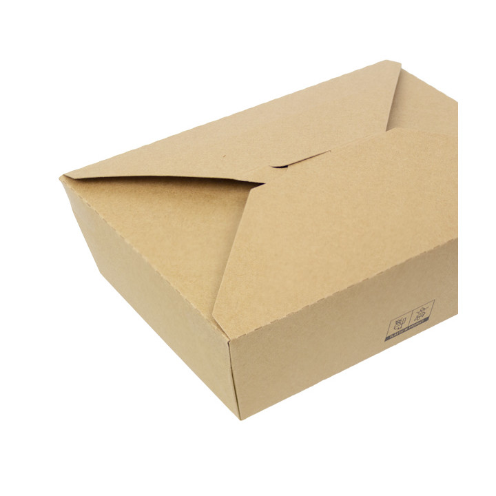 American Box Kraft-Kraft 21,5x15,5x6,5cm 1.900ml (200 Units)