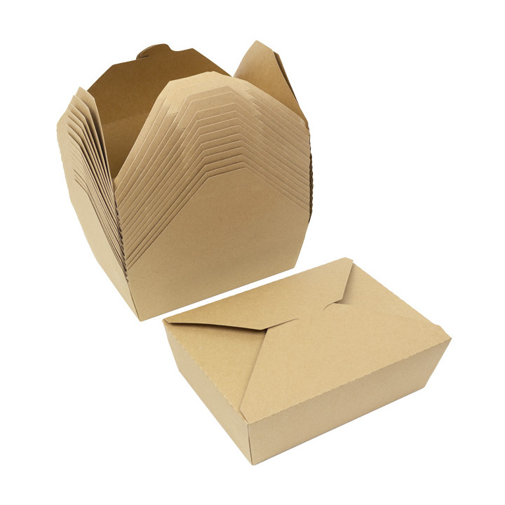 American Box Kraft-Kraft 21,5x15,5x6,5cm 1.900ml (25 Units)