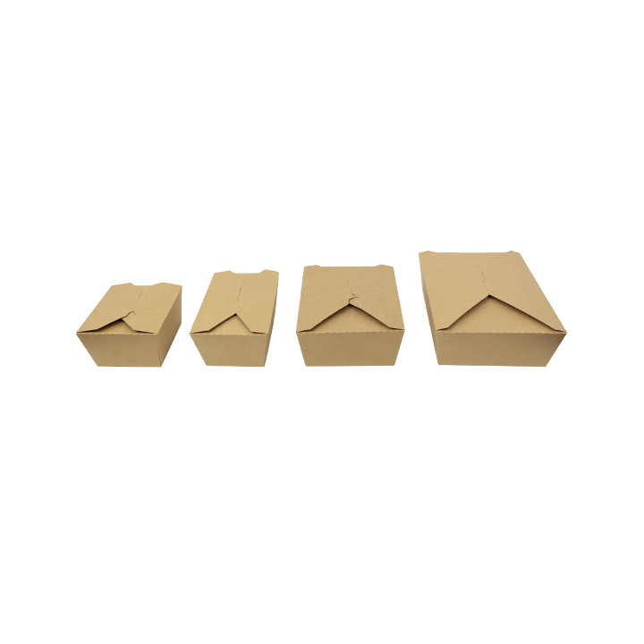 American Box Kraft-Kraft 12x10,5x6,5cm 750ml (200 Units)