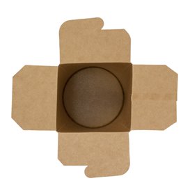 Paper Take-Out Box Kraft 450ml (250 Units)