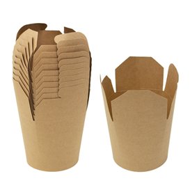 Paper Take-Out Box Kraft 760ml (25 Units)
