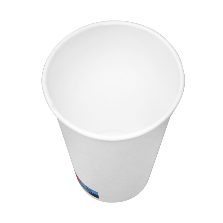 Paper Cup White 16 Oz/500ml Ø9cm (25 Units) 