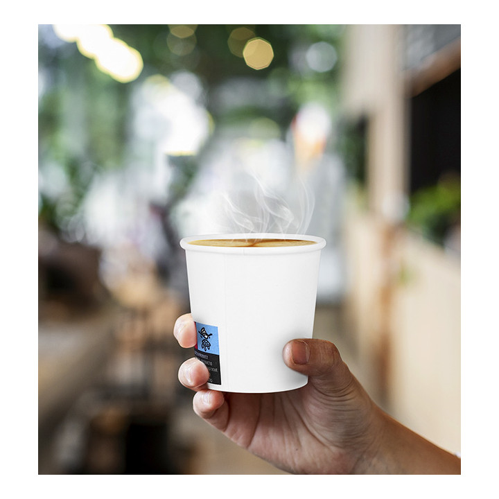 Paper Cup White ECO 4Oz/120ml Ø6,2cm (100 Units)