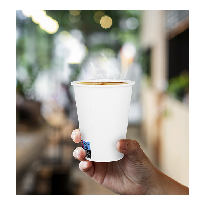 Vaso Cartón ECO Blanco 14Oz/420ml Ø9cm (50 Uds)