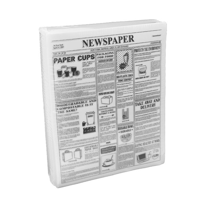 Graseproof paper Wrap Times 20x24,5cm (1.000 Units)