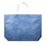 Non-Woven Bag with Hexagonal Base Blue 44+10x30cm (25 Units)
