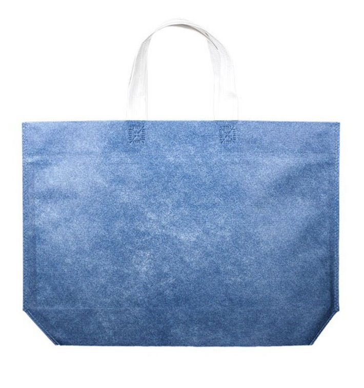 Non-Woven Bag with Hexagonal Base Blue 44+10x30cm (200 Units)