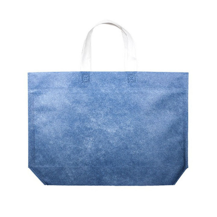 Non-Woven Bag with Hexagonal Base Blue 44+10x30cm (200 Units)