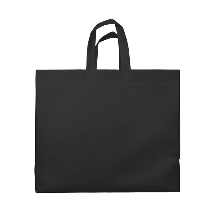 Non-Woven PREMIUM Bag with Short Handles Black 45+20x40cm (100 Units)