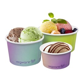 Jar of Cardboard for Ice Cream 4Oz/114ml (50 Units)
