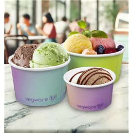 Jar of Cardboard for Ice Cream 6Oz/170ml (1.000 Units)