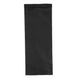 Paper Cutlery Envelopes with Napkin Black 11x25cm (100 Units)