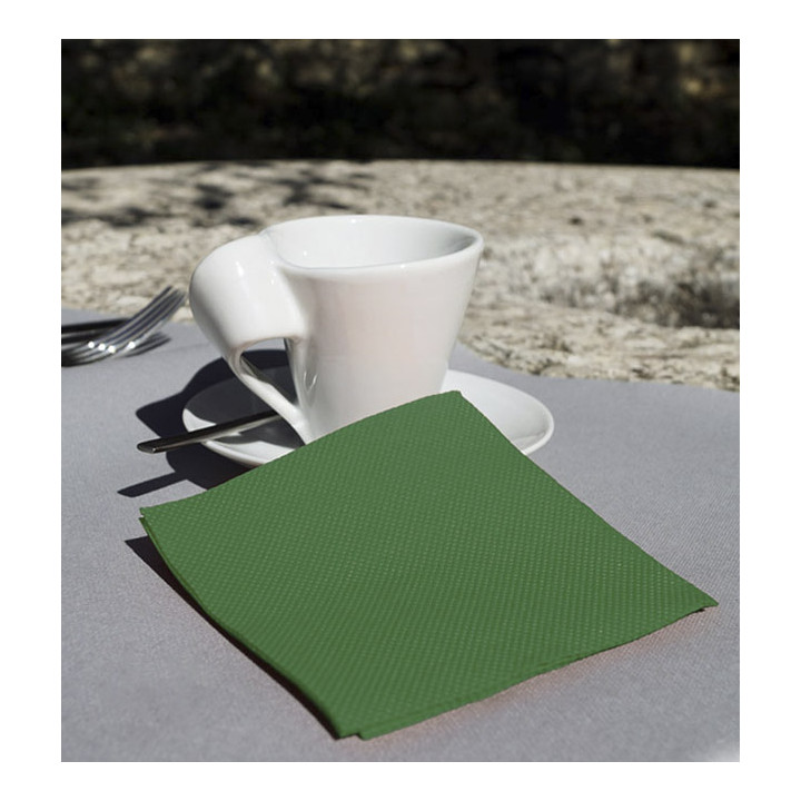 Paper Napkin Micropoint Green 20x20cm 2C (100 Units)  
