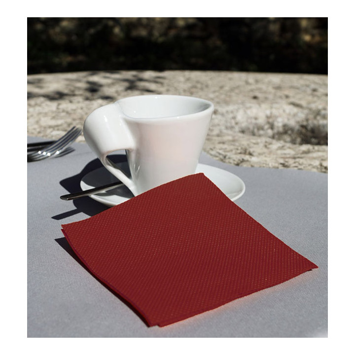 Paper Napkin Micropoint Burgundy 20x20cm 2C (2.400 Units)