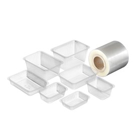 Food Wrap Film Roll Heat Sealable 14,5cmx200m 40µm (2 Units)