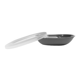 Revolve” Durable Reusable PP Bio Reusable Bowl Cover Oval 22x17,4x5cm (144 Units)