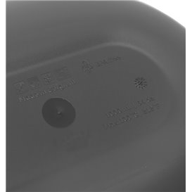 Reusable Durable Reusable Bowl PP Bio Grey “Revolve” Oval 1000ml 22x17,4x5cm (144 Units)