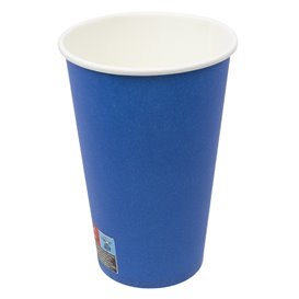 Cardboard Cup “Colores” Blue 600ml Ø9,4cm
 (20 Units)