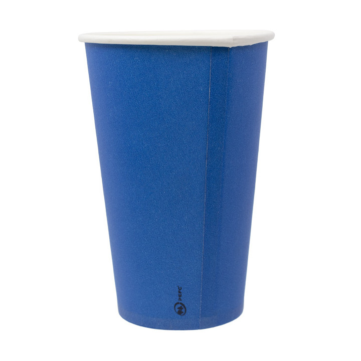 Cardboard Cup “Colores” Blue 600ml Ø9,4cm
 (320 Units)