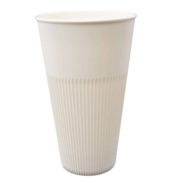 Durable Reusable Tumbler PP Cream 470ml Ø9,6cm (300 Units)