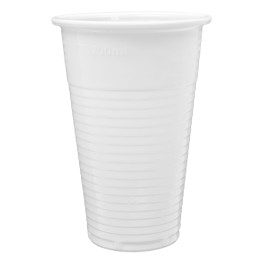 Plastic Cup PP White 220ml (100 Units)  