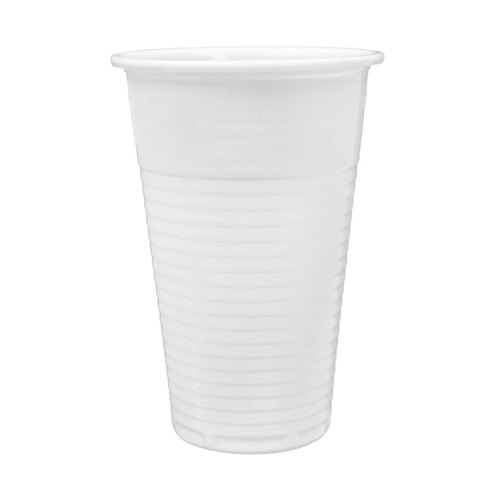 Plastic Cup PP White 220ml (100 Units)  