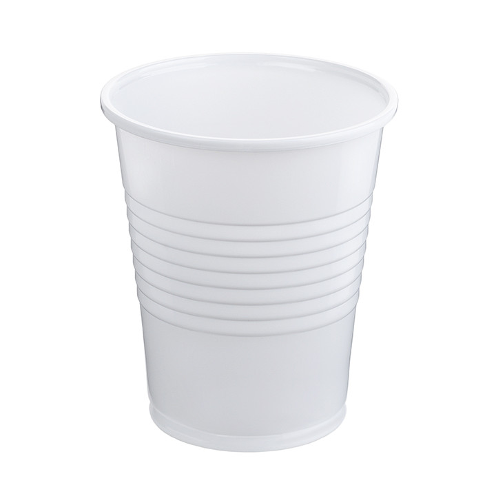 Plastic Cup PP White 240ml (100 Units)  