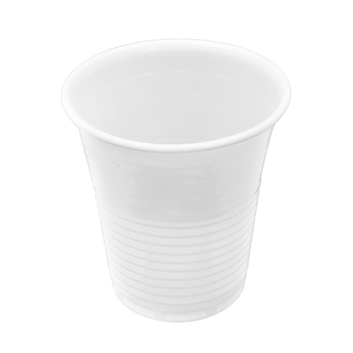 Vaso de Plastico PS White 166ml (100 Units)  