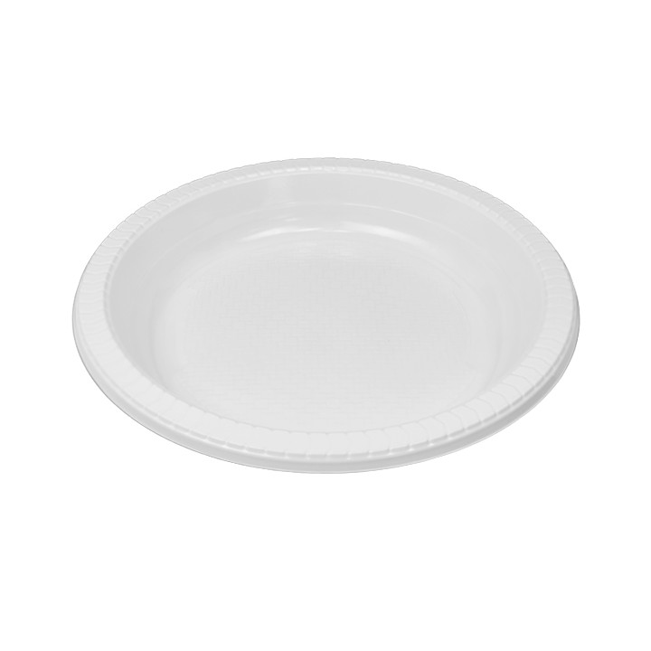Reusable Plate in PS Deep White 22cm (250 Units)
