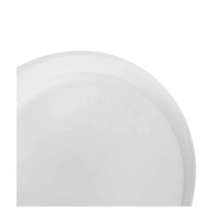 Reusable Plate in PS Flat White 16,5cm (650 Units)