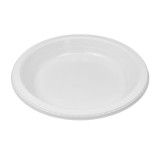 Reusable Plate in PS Deep White 22cm (50 Units)