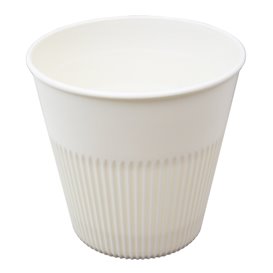 Durable Reusable Tumbler PP Cream 230ml Ø9,6cm (300 Units)
